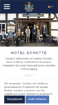 Mobile Screenshot of hotel-schuette.de