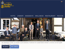 Tablet Screenshot of hotel-schuette.de